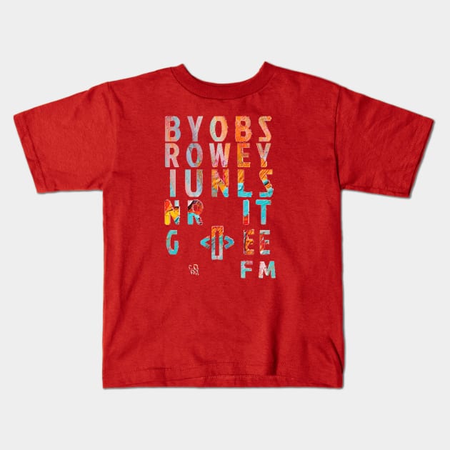 BYOBS Kids T-Shirt by Elvira Khan